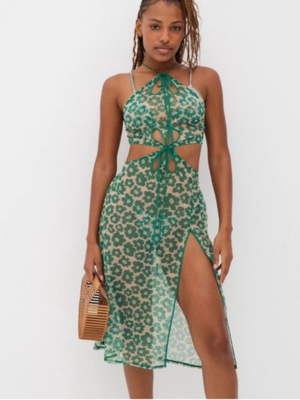 NWT For Love & Lemons Claudia Midi Coverup